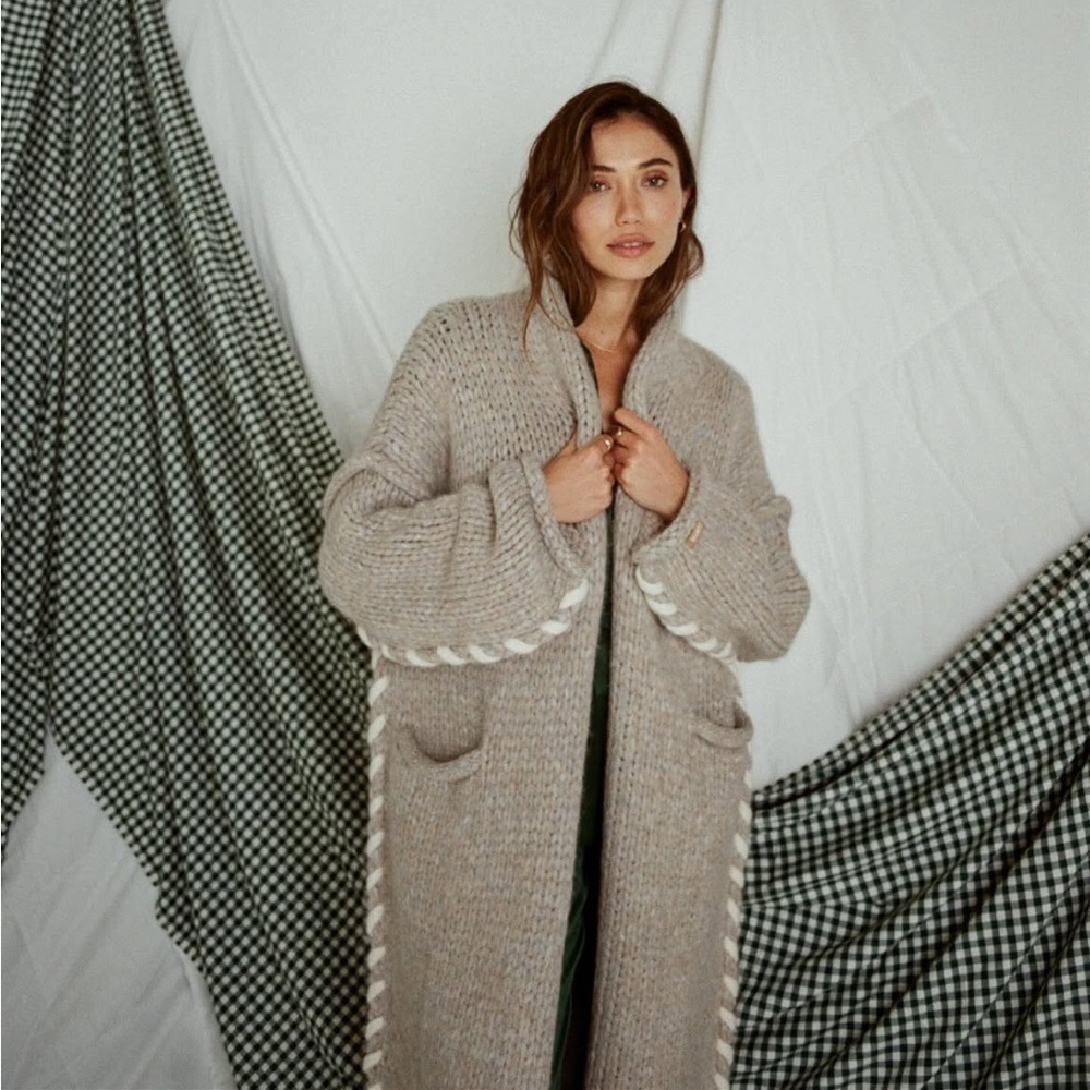 Lunya Lofty Wool Whip Stitch Coatigan
Cardigan Toasted Marl / XS/S